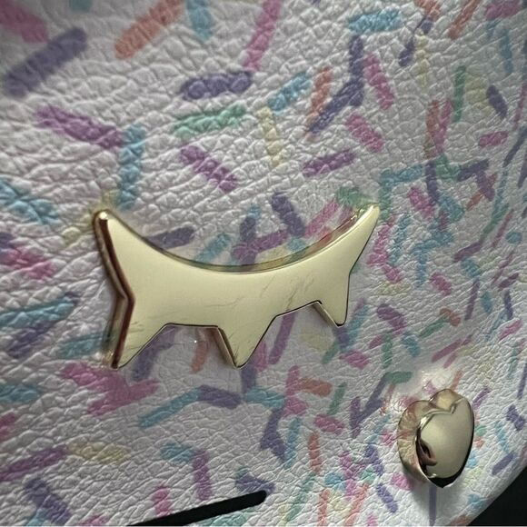 Betsey Johnson Pink Confetti/Sprinkles Cat Wristlet Wallet - Picture 5 of 5